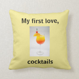 Cojín decorativo de las bebidas mezcladas