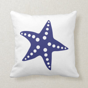 Cojín decorativo de las estrellas de mar de los