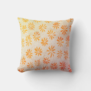 Cojín decorativo de las flores oceánicas