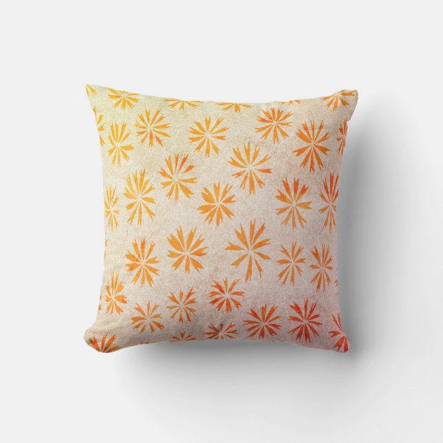 Cojín decorativo de las flores oceánicas (Anverso)
