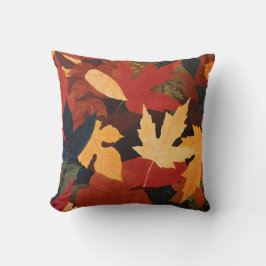 Cojín decorativo de las hojas de otoño
