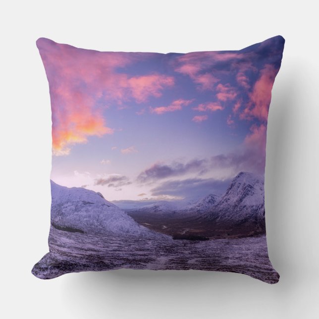 Cojín decorativo de las Montañas Frías (Anverso)