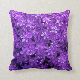 Cojín decorativo de las violetas