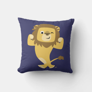 Cojín decorativo de león Personalizado fuerte y su