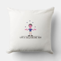 Cojín decorativo de ley de vida a equilibrio