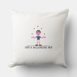 Cojín decorativo de ley de vida a equilibrio