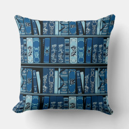Cojín decorativo de libros antiguos estantes de li