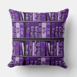 Cojín decorativo de libros antiguos estantes de li