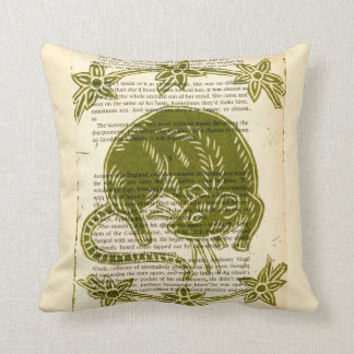 Cojín decorativo de los amantes de la rata