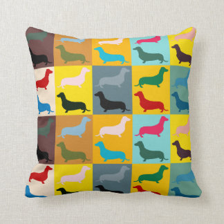 Cojín decorativo de los Dachshunds