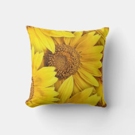 Cojín decorativo de los girasoles