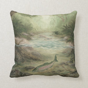 Cojín decorativo de los pescados