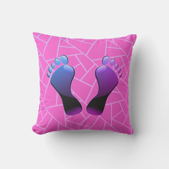 Cojín decorativo de los pies del azúcar (Anverso)