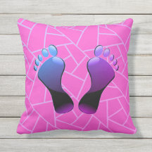 Cojín decorativo de los pies del azúcar