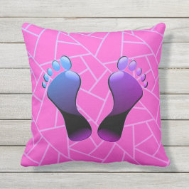 Cojín decorativo de los pies del azúcar