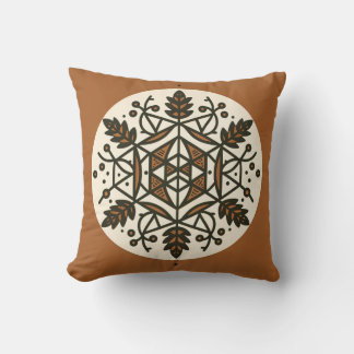 Cojín decorativo de los tonos de la tierra moderno