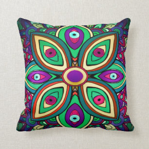 Cojín decorativo de Lotus del ojo