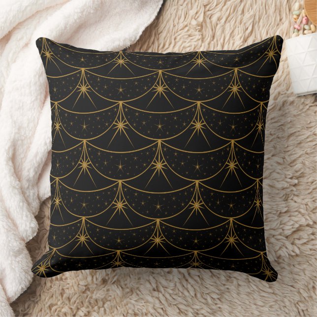Cojín decorativo de lunas y estrellas (Manta)