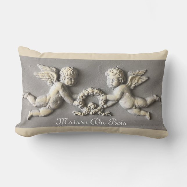 Cojín decorativo de madera de jardín (Anverso)