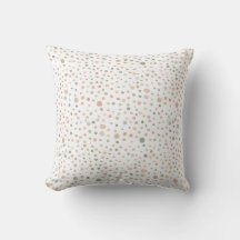 Cojín Decorativo de Mandy Confetti Watercolor Dots