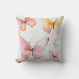 Cojín decorativo de mariposa acuática