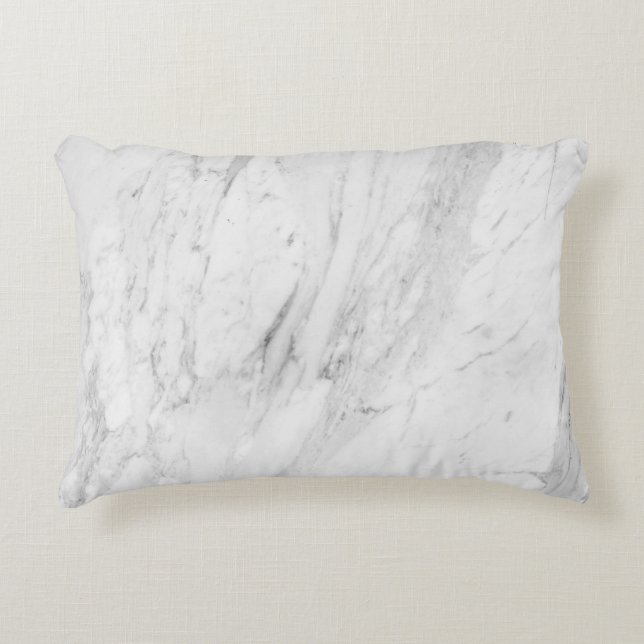 Cojín decorativo de mármol blanco (Anverso)