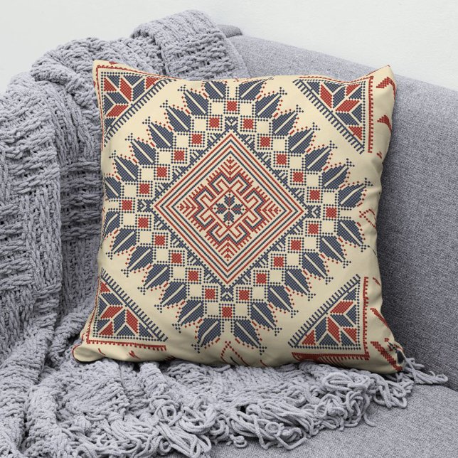 Cojín decorativo de moda palestino Tatreez 10 (Subido por el creador)