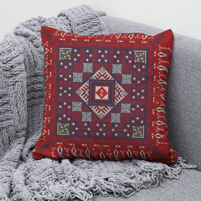 Cojín decorativo de moda palestino Tatreez 3 (Subido por el creador)