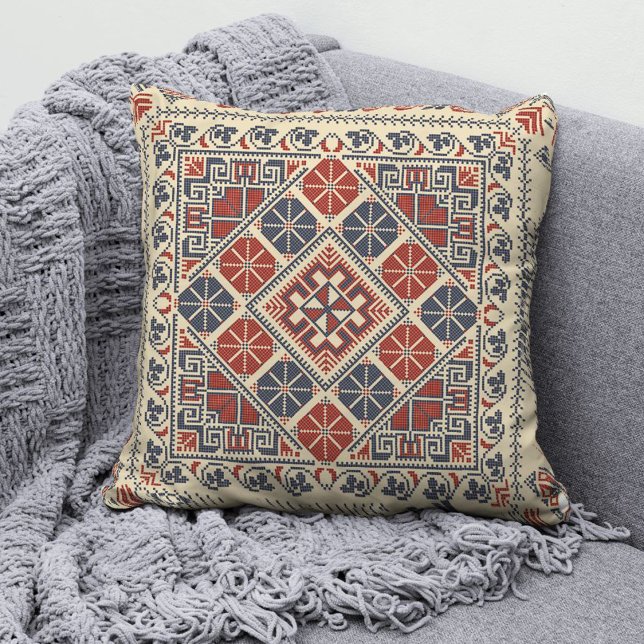 Cojín decorativo de moda palestino Tatreez 7 (Subido por el creador)