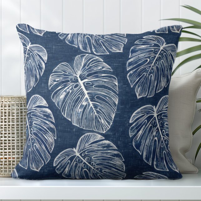 Cojín decorativo de Monstera Palm Leaves (Subido por el creador)
