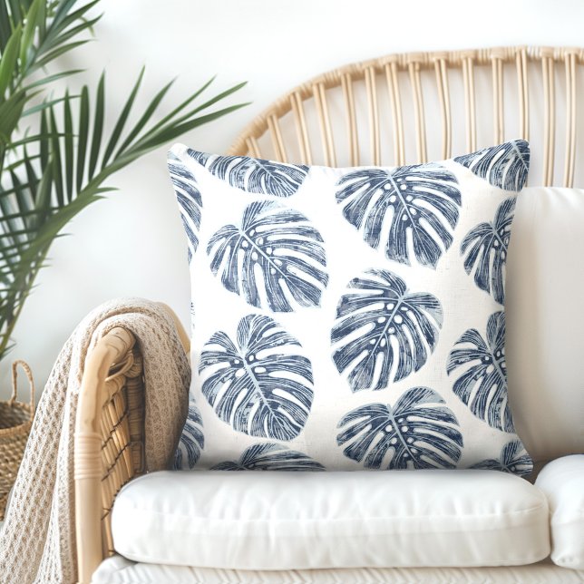 Cojín decorativo de Monstera Palm Leaves (Subido por el creador)