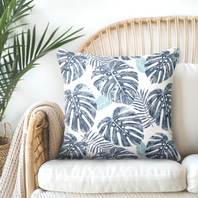 Cojín decorativo de Monstera Palm Leaves (Subido por el creador)