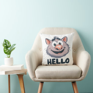 Cojín decorativo de Monstruo de Personalizado Cute