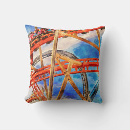 Cojín decorativo de montaña rusa