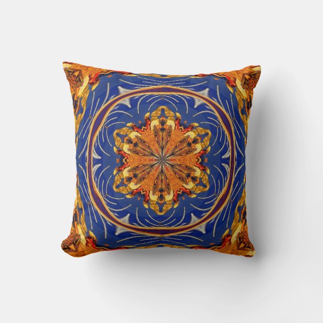 Cojín decorativo de mosaico bizantino (Anverso)