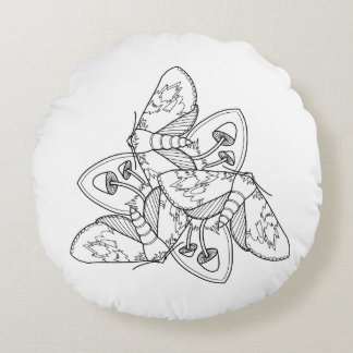 Cojín decorativo de Moth y Mushroom