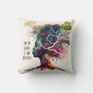 Cojín decorativo de Mujeres Ancestoras Inspiradas
