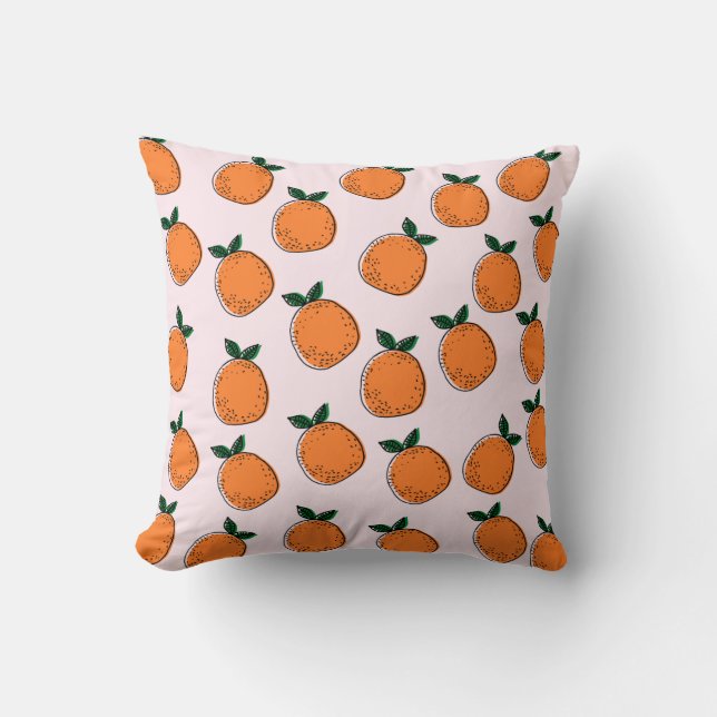 Cojín decorativo de Naranjas pequeños (Anverso)