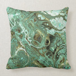Cojín decorativo de natación verde y gris