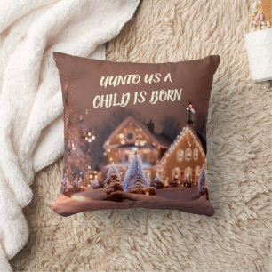 Cojín decorativo de Navidades "A Nosotros Nace Un 