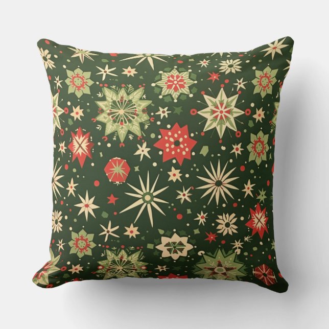 Cojín decorativo de Navidades caprichosos (Anverso)