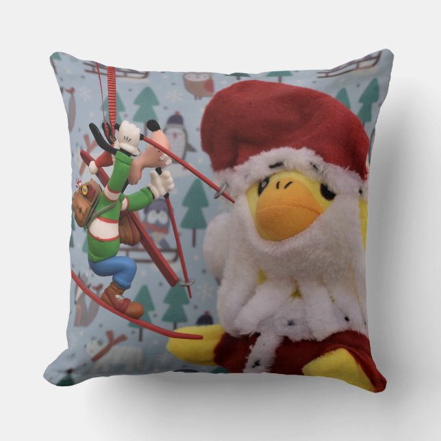 Cojín decorativo de Navidades Danny Duck Santa (Anverso)