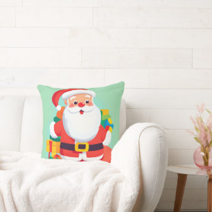 Cojín decorativo de Navidades de Santa Claus