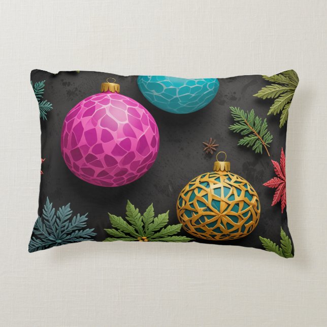 Cojín decorativo de Navidades de VisualNest (Reverso)