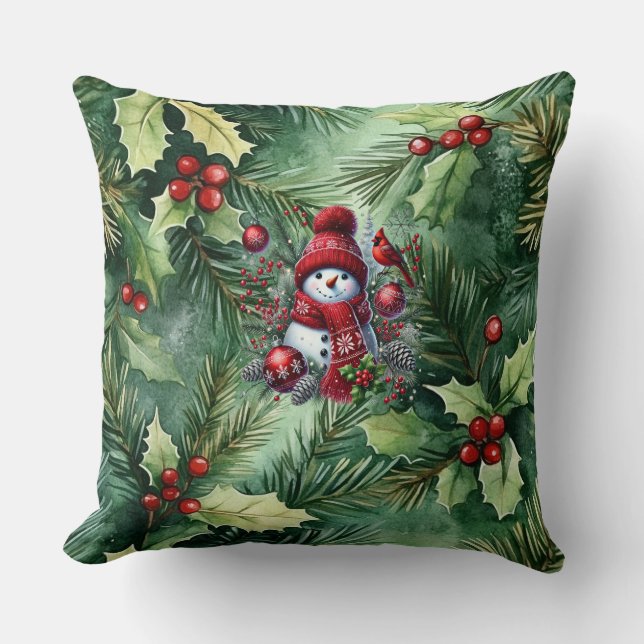 Cojín decorativo de navidades - Decoración festiva (Anverso)
