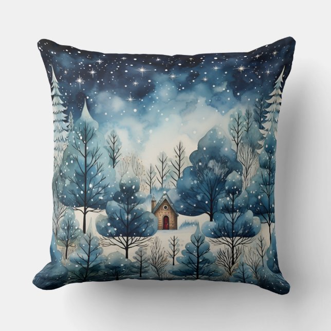 Cojín decorativo de navidades - Decoración festiva (Anverso)