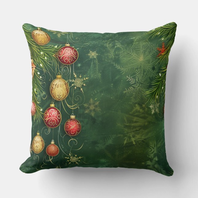 Cojín decorativo de navidades - Decoración festiva (Anverso)