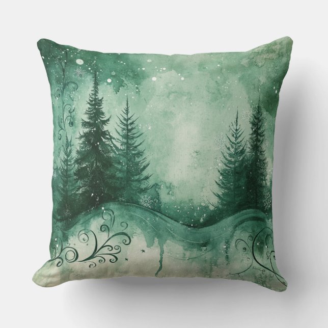 Cojín decorativo de navidades - Decoración festiva (Anverso)