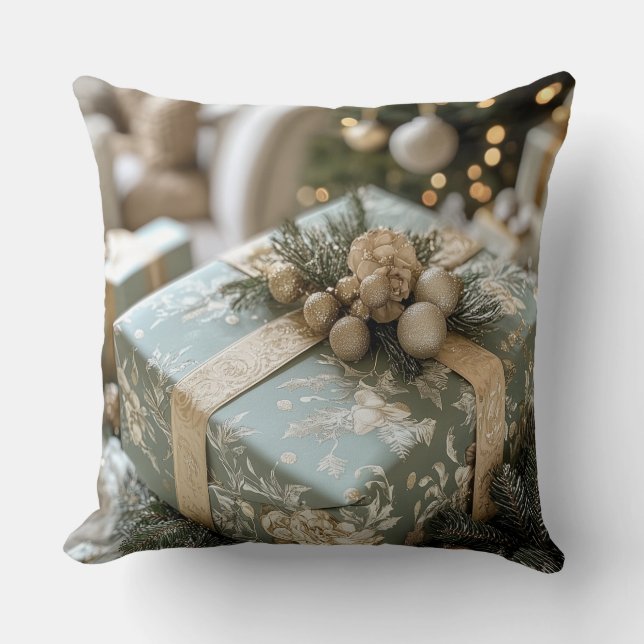 Cojín decorativo de navidades - Decoración festiva (Anverso)