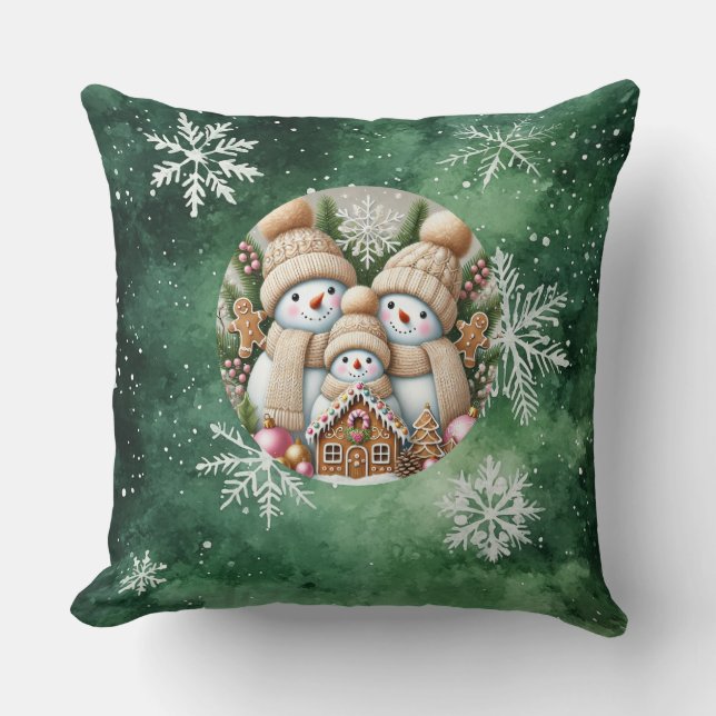 Cojín decorativo de navidades - Decoración festiva (Anverso)